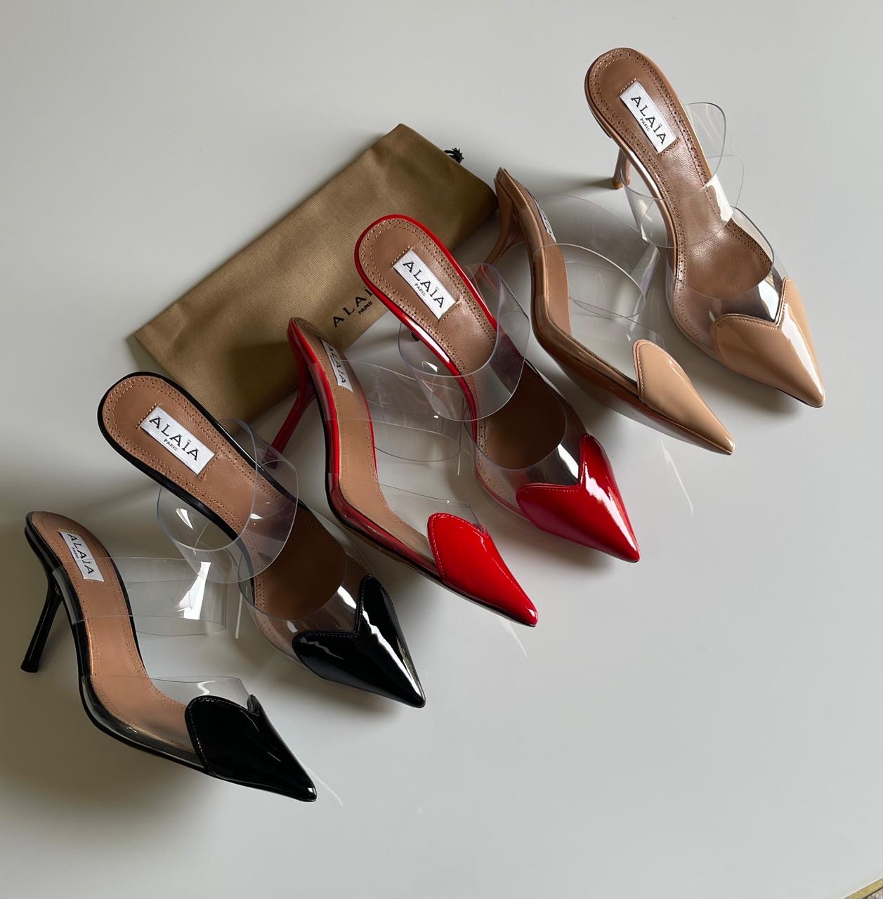 Alaia heels sale deals